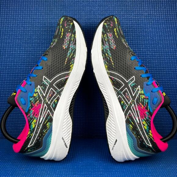 🔴 Asics GT-1000 11 Women`s Size 9 Black Pink Athletic Running Shoes 1012B282 - Picture 5 of 8